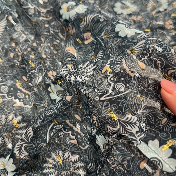 Anthropologie petites Let me be sheer blouse size XSP - Picture 15 of 16